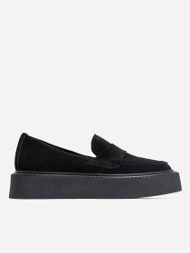 Лоферы ISSA Plus модель OB2-405_черный Фото