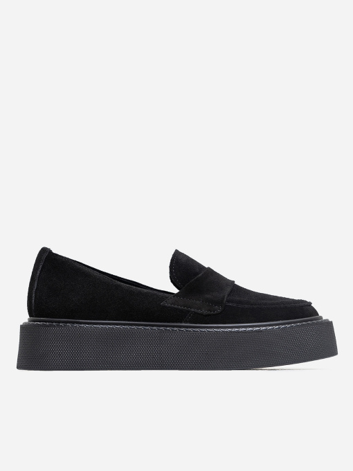 Лоферы ISSA Plus модель OB2-405_черный Фото