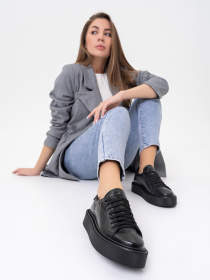 Кеди низькі ISSA Plus модель OB2-407_черный Фото