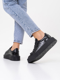 Кеди низькі ISSA Plus модель OB2-407_черный Фото