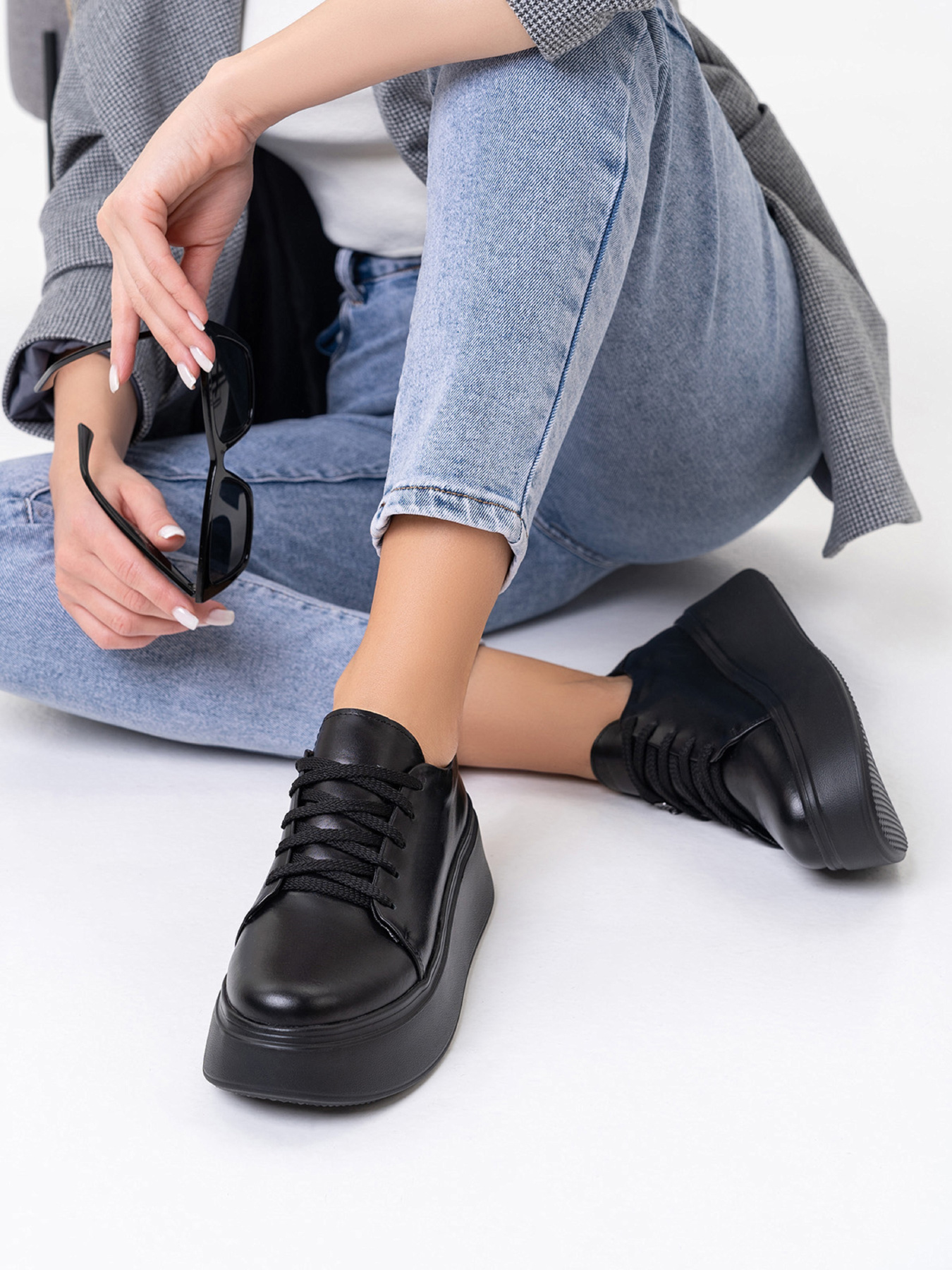 Кеды низкие ISSA Plus модель OB2-410_черный Фото