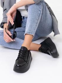 Кеды низкие ISSA Plus модель OB2-410_черный Фото