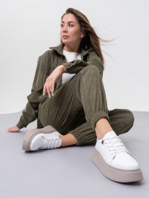 Кеди низькі ISSA Plus модель OB2-410_белый Кеди низькі ISSA Plus модель OB2-410_белый Фото