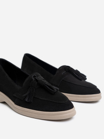 Лоферы ISSA Plus модель OB2-412_черный Фото