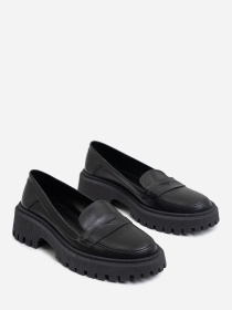 Лоферы ISSA Plus модель OB2-414_черный Фото