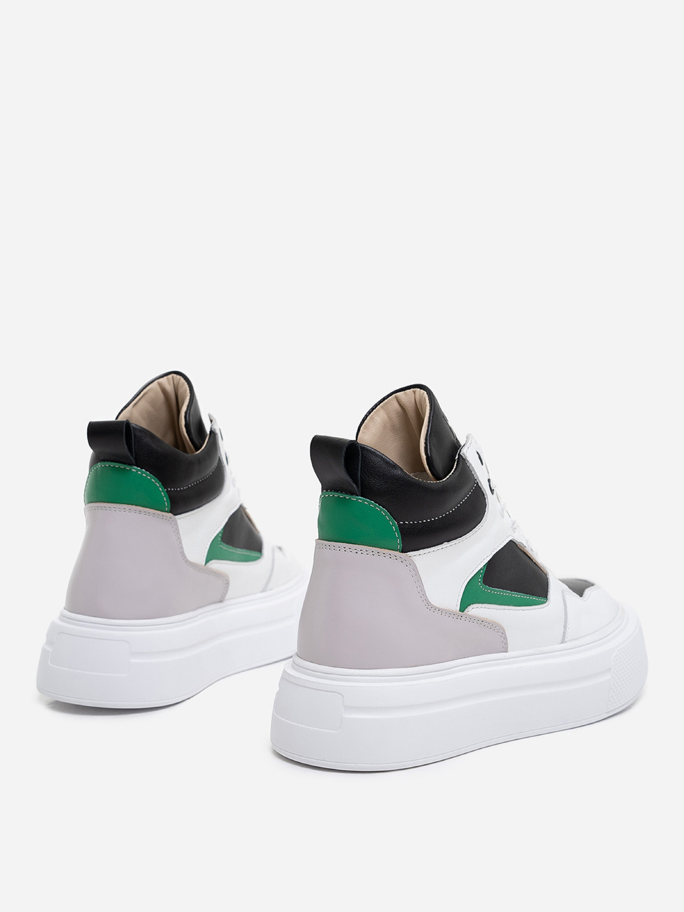 Кеди високі ISSA Plus модель OB2-420_белый Кеди високі ISSA Plus модель OB2-420_белый Фото