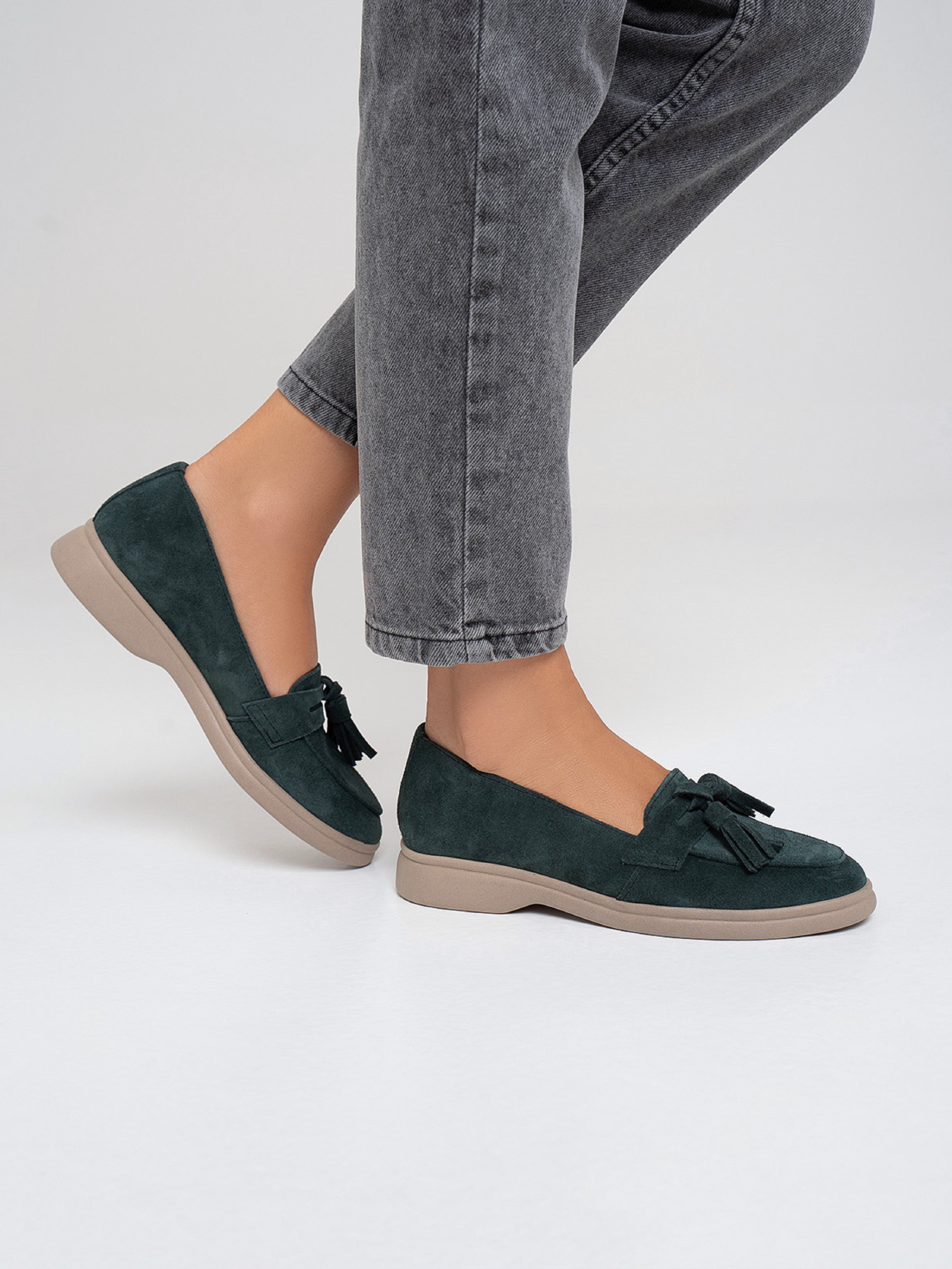 Лофери ISSA Plus модель OB2-412_зеленый Фото