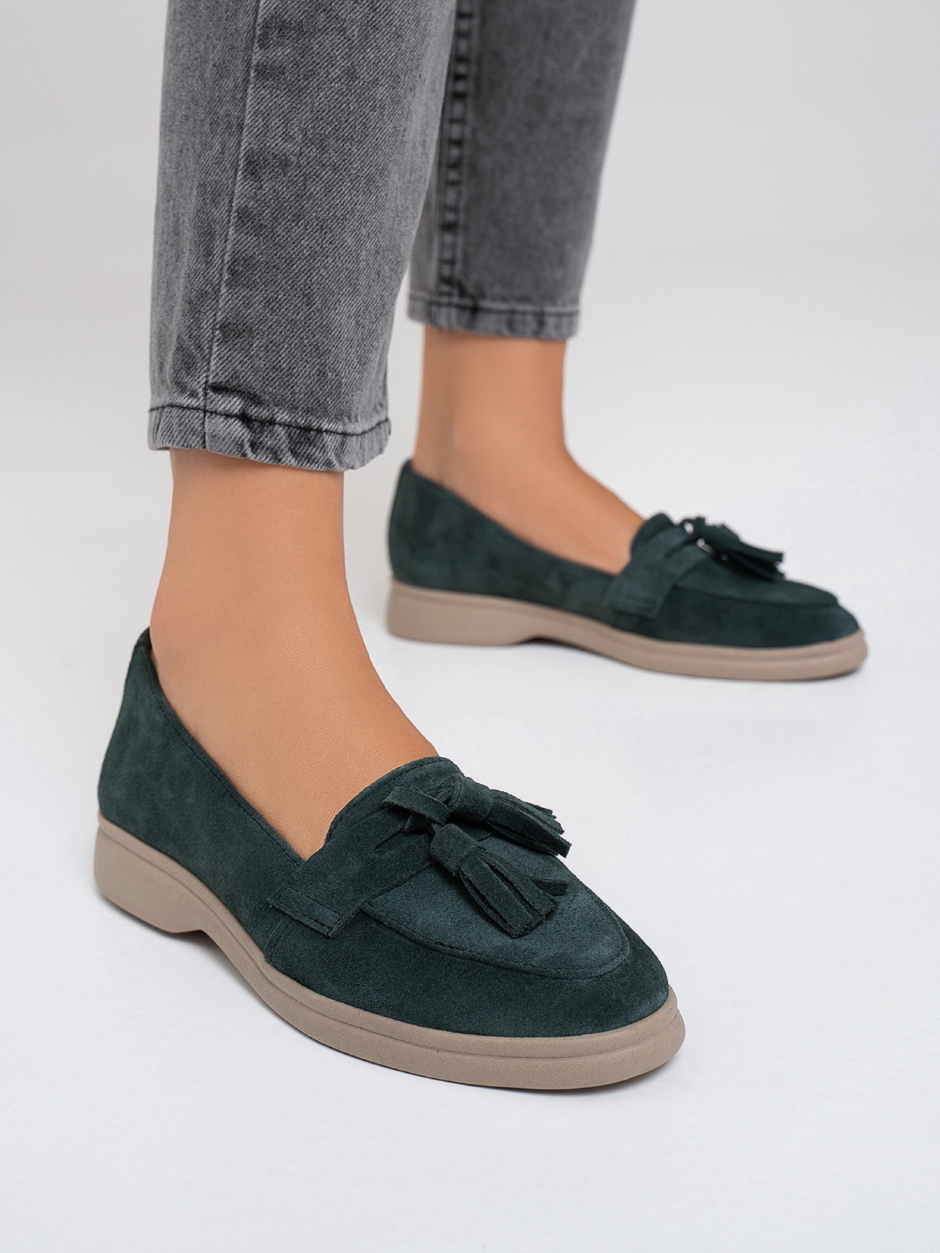 Лофери ISSA Plus модель OB2-412_зеленый Фото