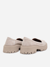 Лоферы ISSA Plus модель OB2-415_бежевый Фото