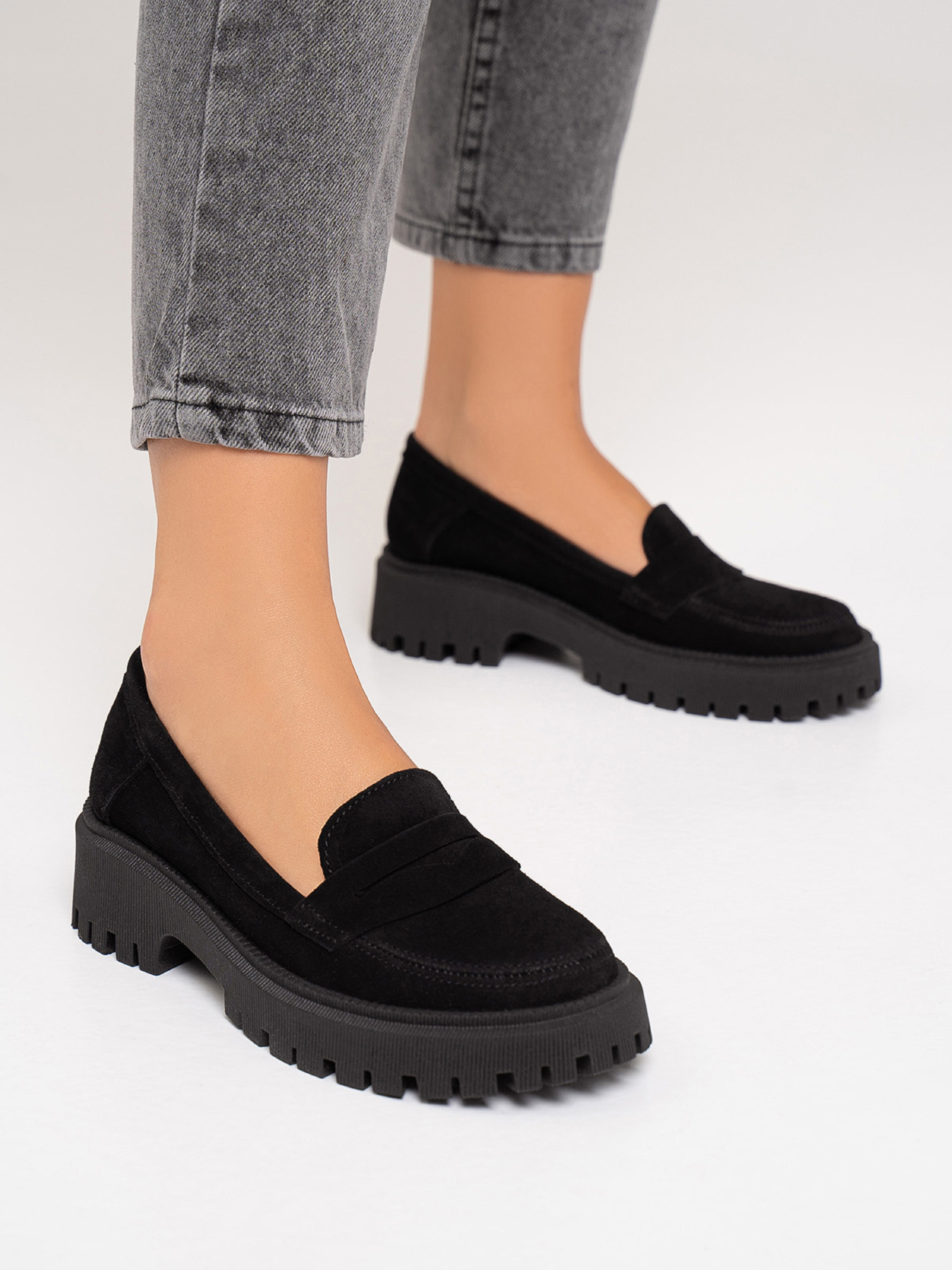 Лоферы ISSA Plus модель OB2-415_черный Фото