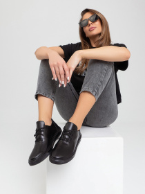 Кеды низкие ISSA Plus модель OB2-417_черный Фото