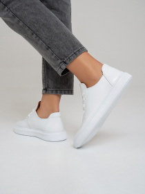 Кеды низкие ISSA Plus модель OB2-417_белый Фото