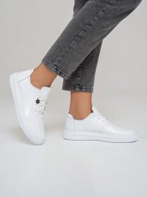 Кеды низкие ISSA Plus модель OB2-417_белый Фото