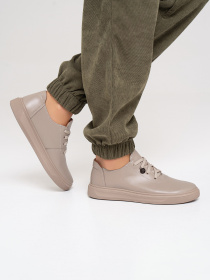 Кеды низкие ISSA Plus модель OB2-417_бежевый Фото