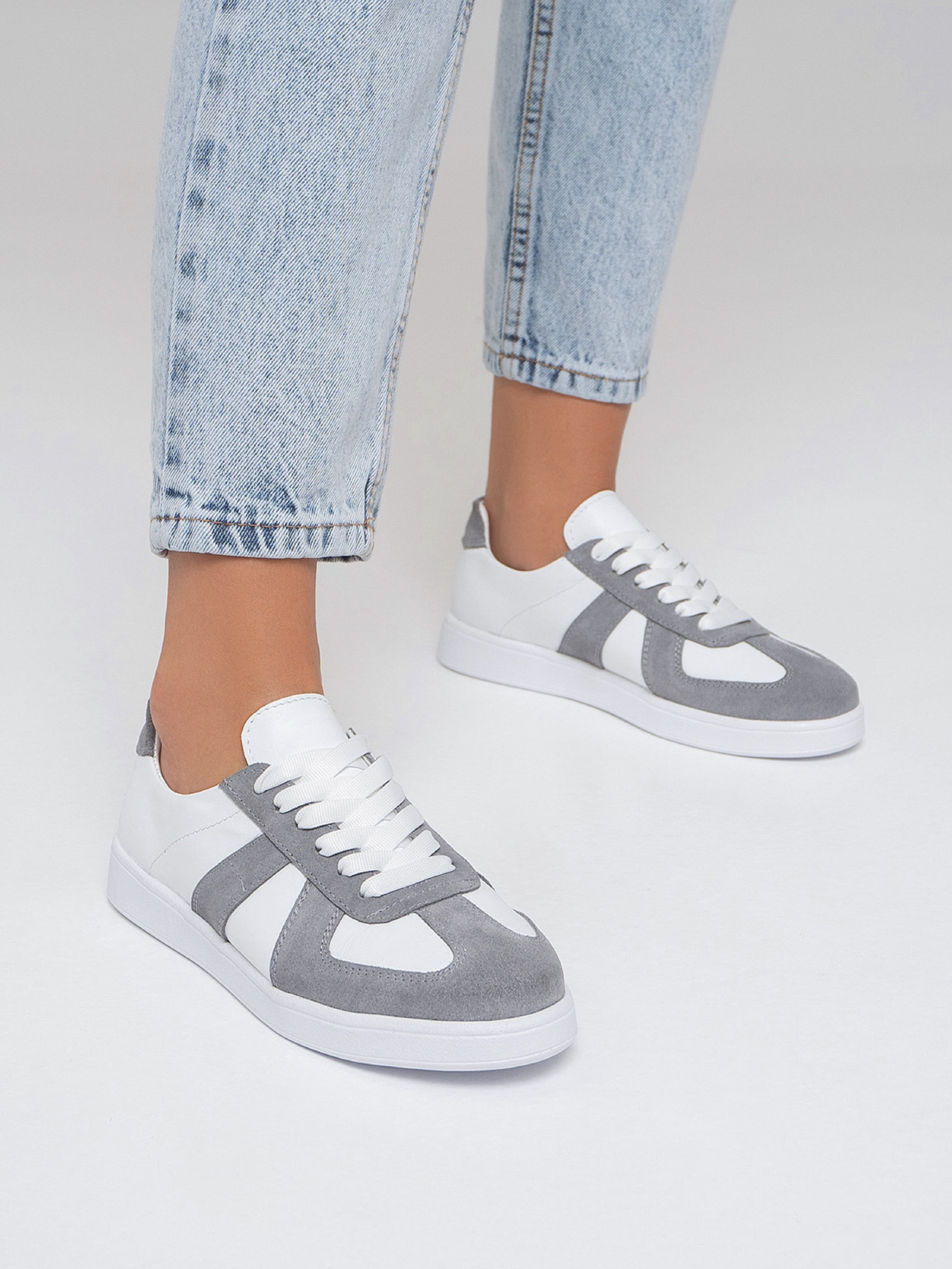 Кеды низкие ISSA Plus модель OB2-422_белый Фото