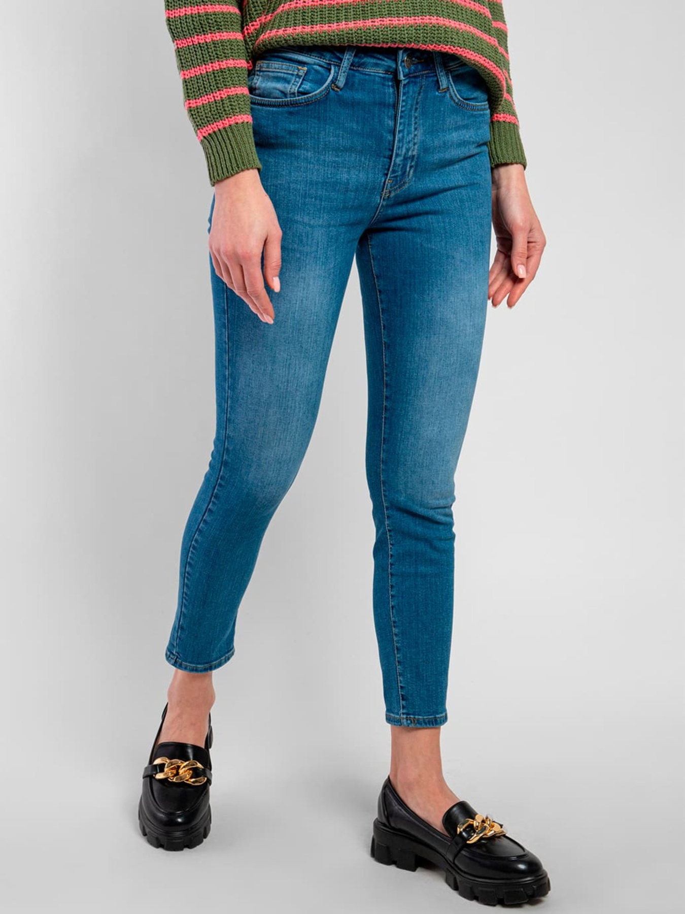 Завужені джинси Fred Mello модель FW23S15PD_MIDDLE_BLU Фото