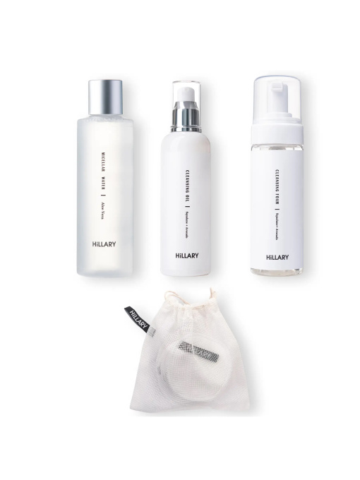 Комплекс Очищение для сухой и чувствительной кожи лица Hillary модель HI-11-143 Фото