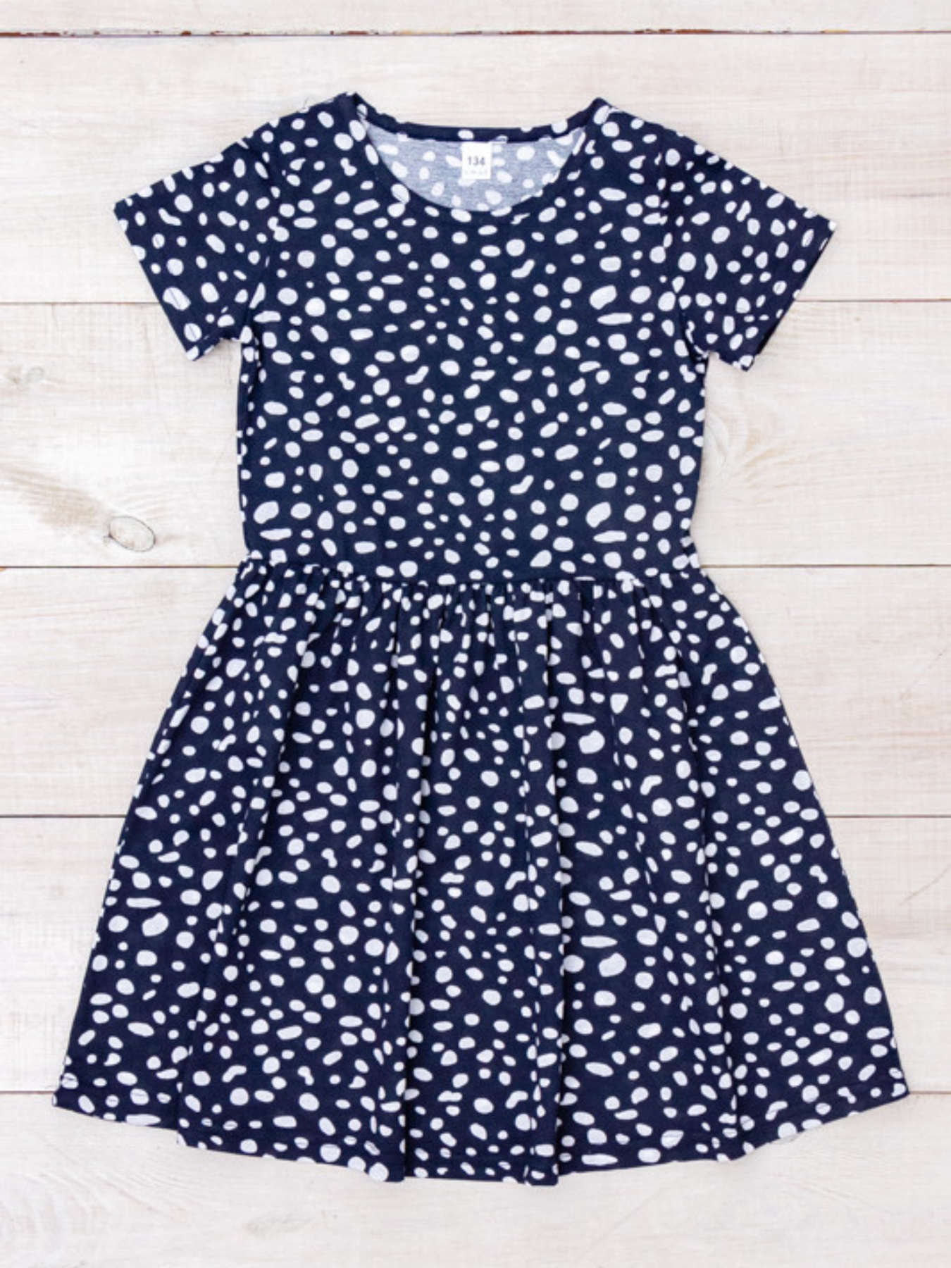 Платье мини Носи своє модель 6258-002-kola-chornilxno-sinj Фото