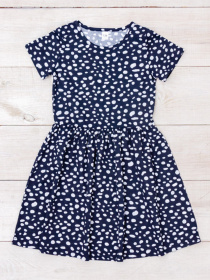 Платье мини Носи своє модель 6258-002-kola-chornilxno-sinj Фото