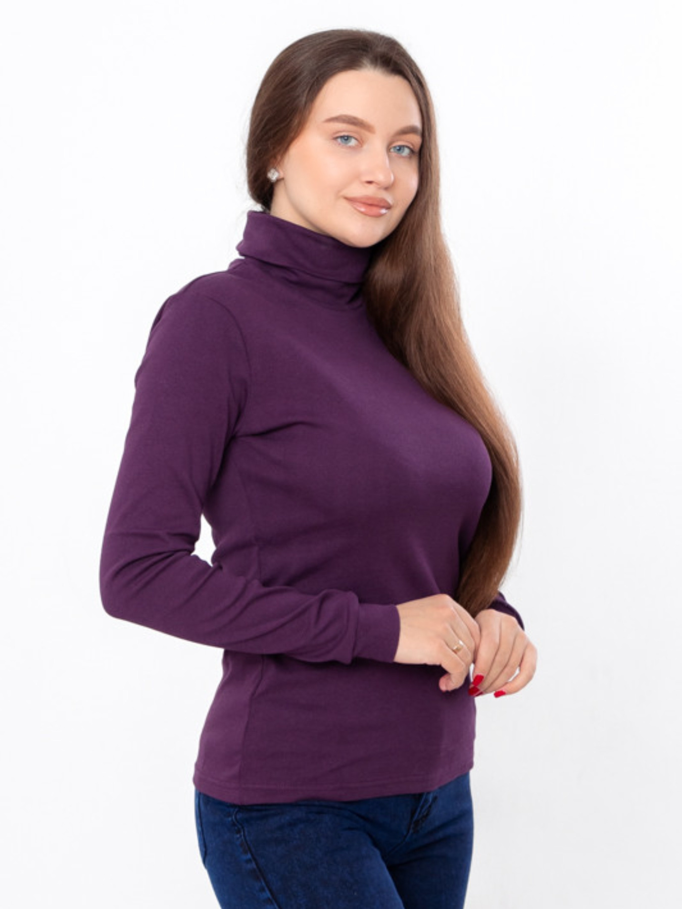 Водолазка Носи своє модель 8047-040-baklazhan Фото