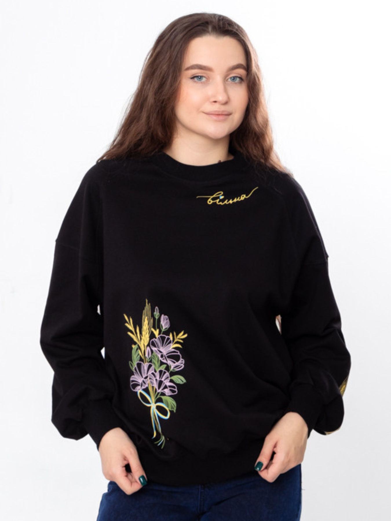 Свитшот Носи своє модель 8385-057-33-chornij Фото