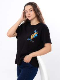 Футболка Носи своє модель 8127-001-33-chornij-voloshki Фото