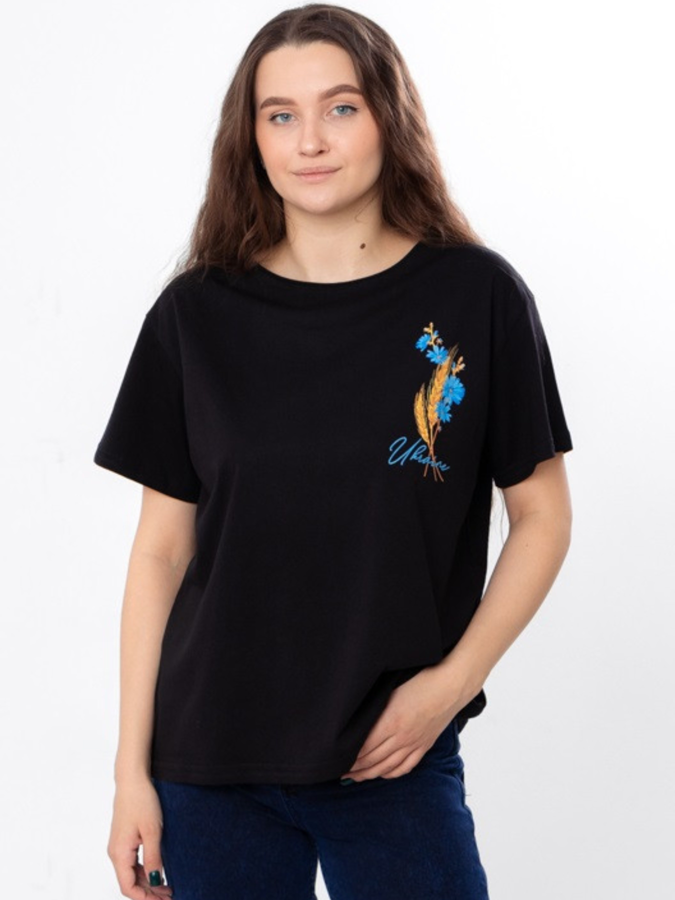 Футболка Носи своє модель 8127-001-33-chornij-voloshki Фото