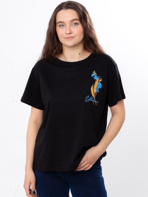 Футболка Носи своє модель 8127-001-33-chornij-voloshki Фото