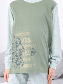 Пижама Носи своє модель 6076-001-33-4-zelenij-melanzh Фото