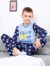 Пижама Носи своє модель 6076-002-33-4-kosmos-temno-sinj Фото