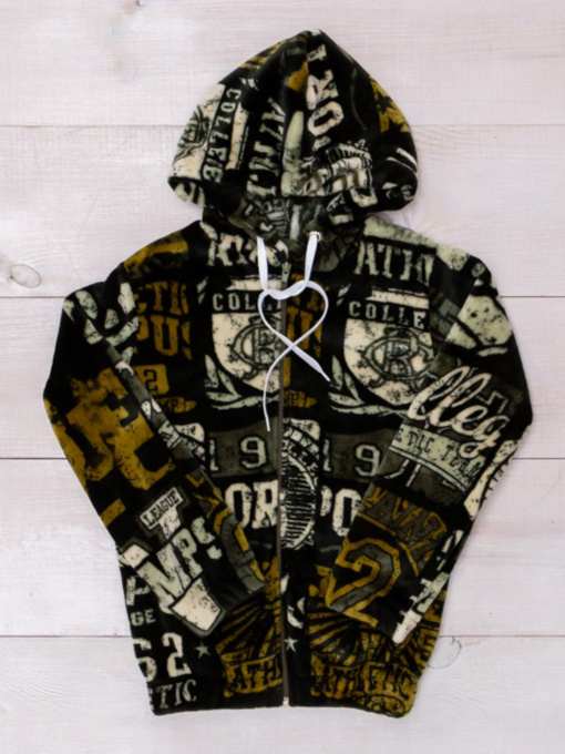 Кофта Носи своє модель 6071-035-4-temno-zelenij-nadpisi Фото