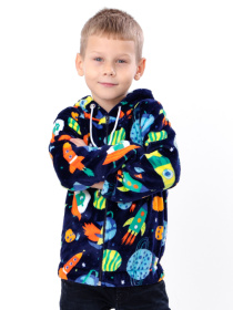 Флісова кофта Носи своє модель 6071-035-4-kosmos-temno-sinj Фото