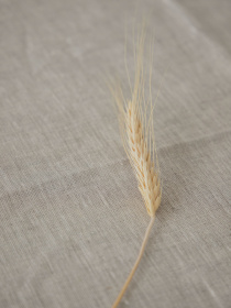 Скатертина з льону однотонна в кольорі "Еко" GNIZDO Модель LTMC-001-S Фото