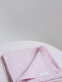 Набір з 2-х столових серветок з льону класичних однотонних в кольорі "Пильна троянда" GNIZDO Модель LCTNMC-007 Фото