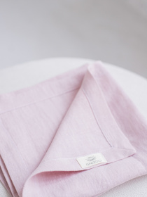 Набір з 2-х столових серветок з льону класичних однотонних в кольорі "Пильна троянда" GNIZDO модель LCTNMC-007 Набір з 2-х столових серветок з льону класичних однотонних в кольорі "Пильна троянда" GNIZDO модель LCTNMC-007 Фото