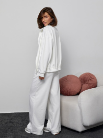 Спортивный костюм ISSA Plus модель 13479_молочный Фото