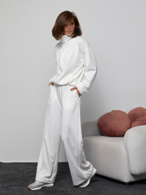 Спортивный костюм ISSA Plus модель 13479_молочный Фото