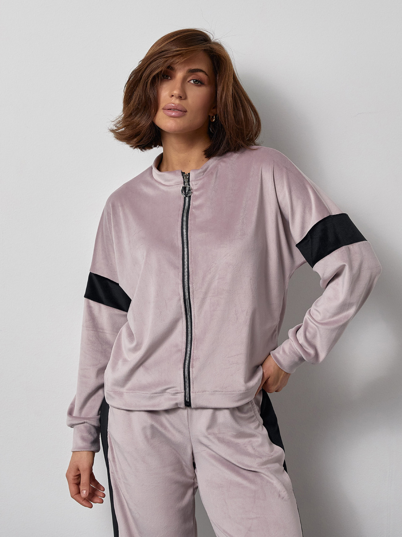 Спортивный костюм ISSA Plus модель SA-503_бежевый Фото