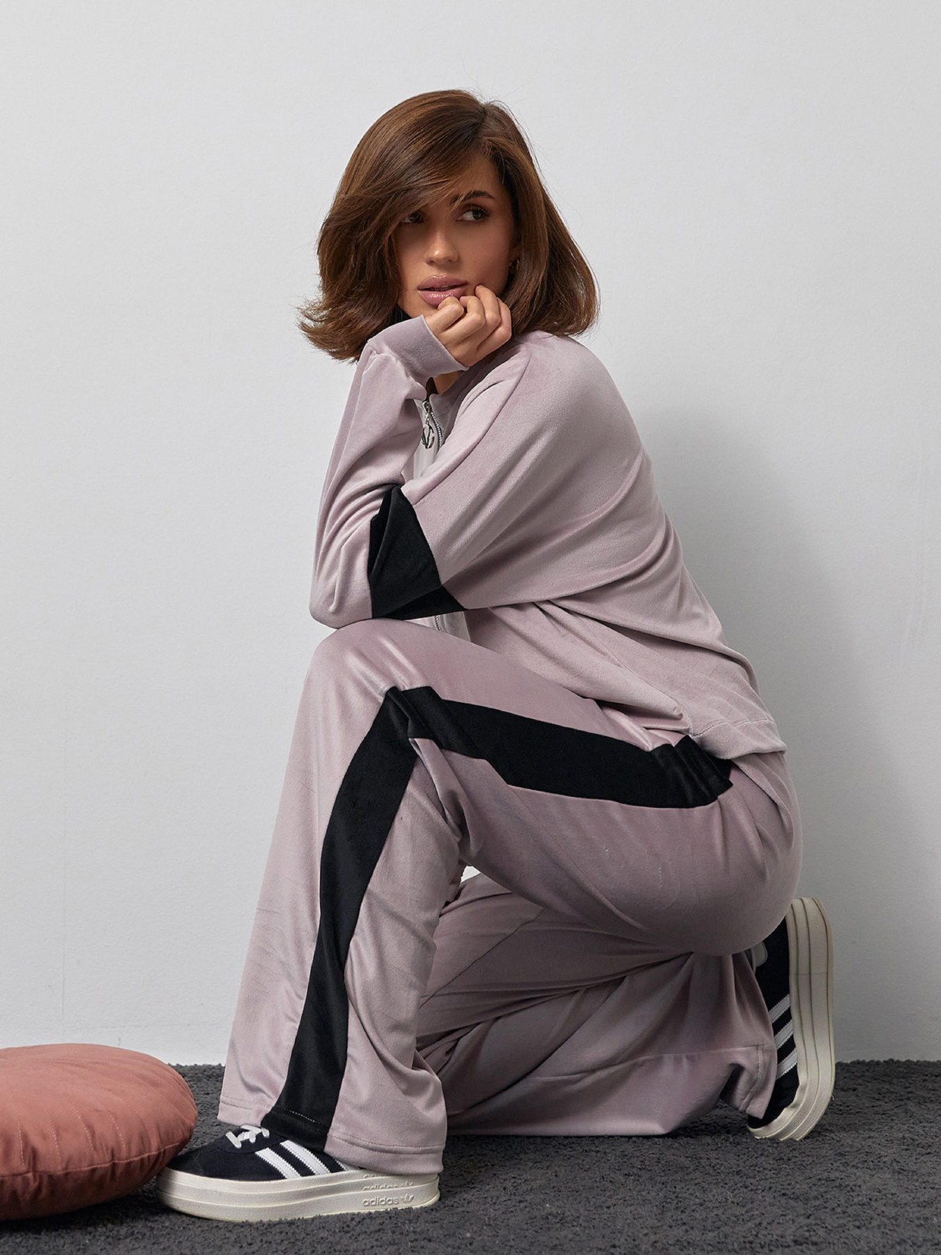 Спортивний костюм ISSA Plus модель SA-503_бежевый Фото