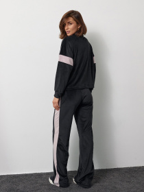 Спортивный костюм ISSA Plus модель SA-503_черный Фото