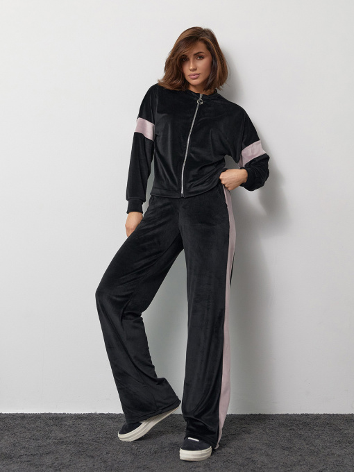 Спортивний костюм ISSA Plus модель SA-503_черный Фото