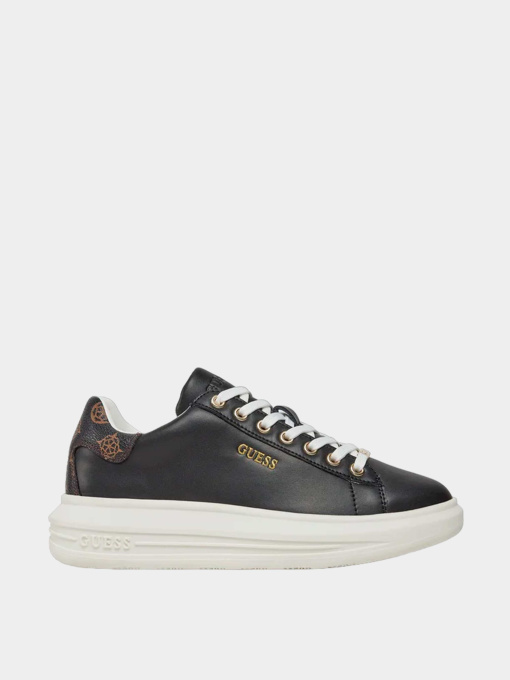 Кеды GUESS модель FL8VIB-LEA12-BLKBR Фото