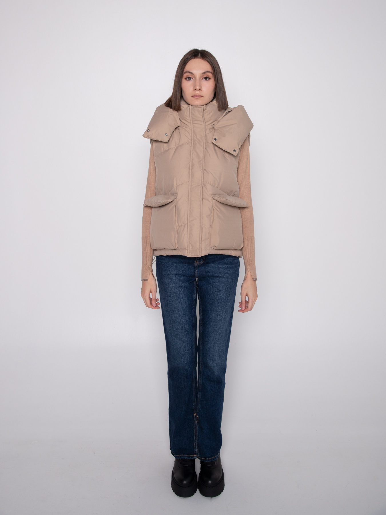 Утепленный жилет URBAN TRACE модель Z758_KHAKI Фото