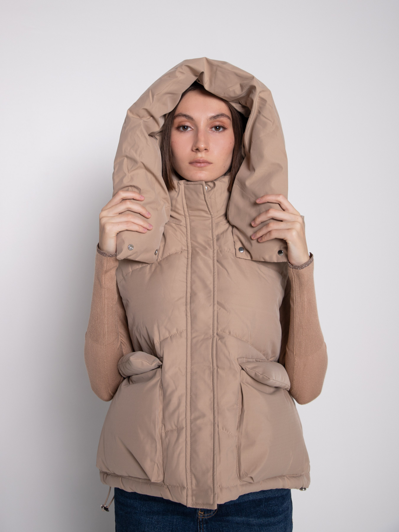 Утепленный жилет URBAN TRACE модель Z758_KHAKI Фото