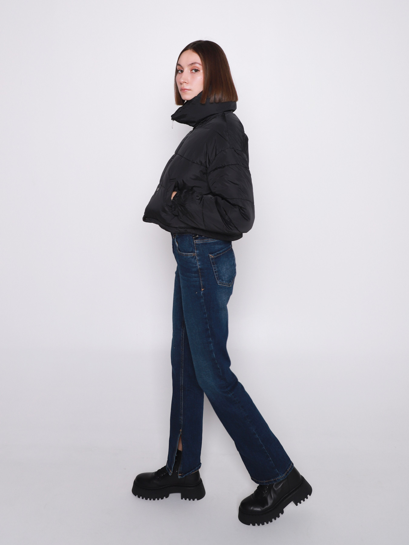 Демісезонна куртка URBAN TRACE модель LA608-BLACK Фото