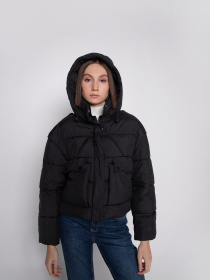 Демісезонна куртка URBAN TRACE модель HAR001-BLACK Фото