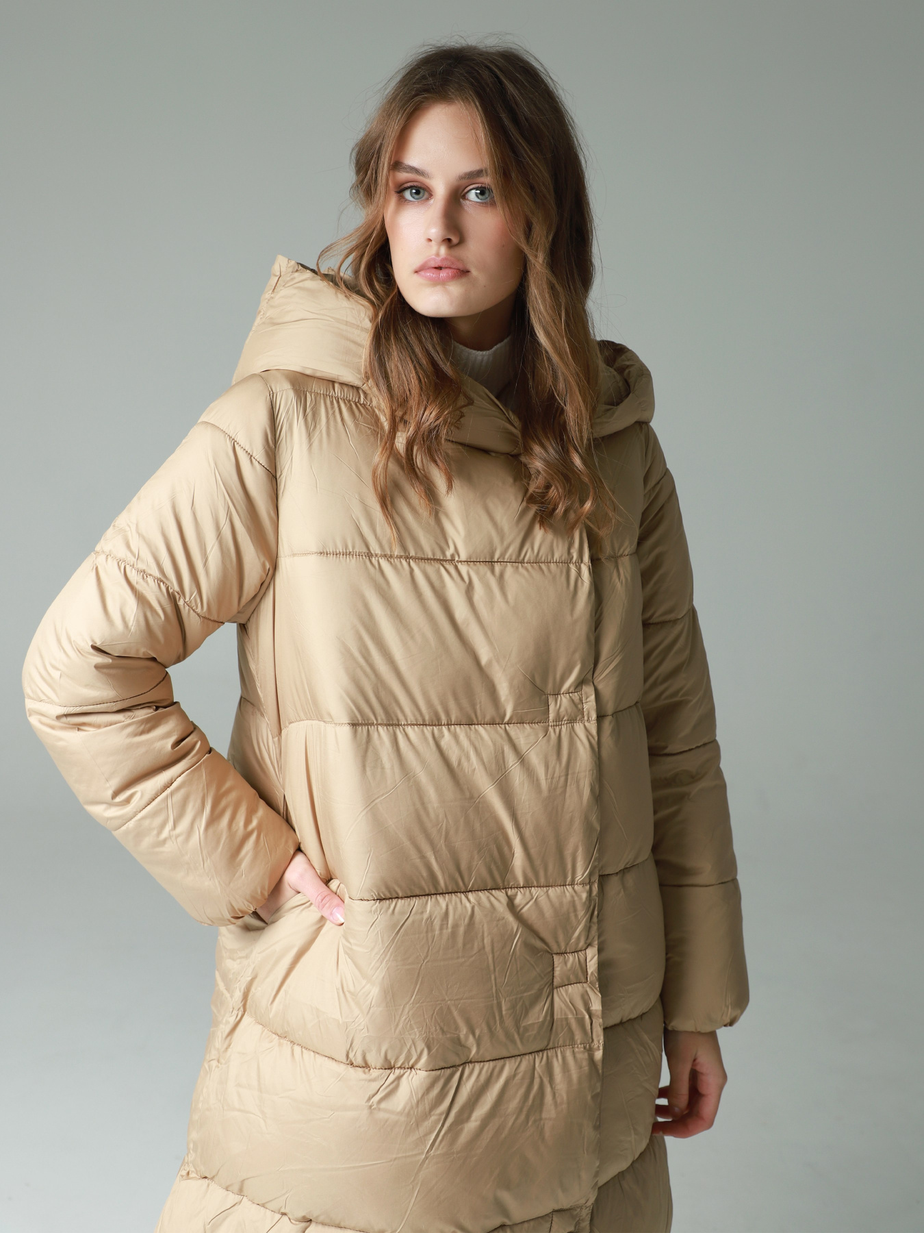 Зимняя куртка URBAN TRACE модель LA603-BEIGE Фото