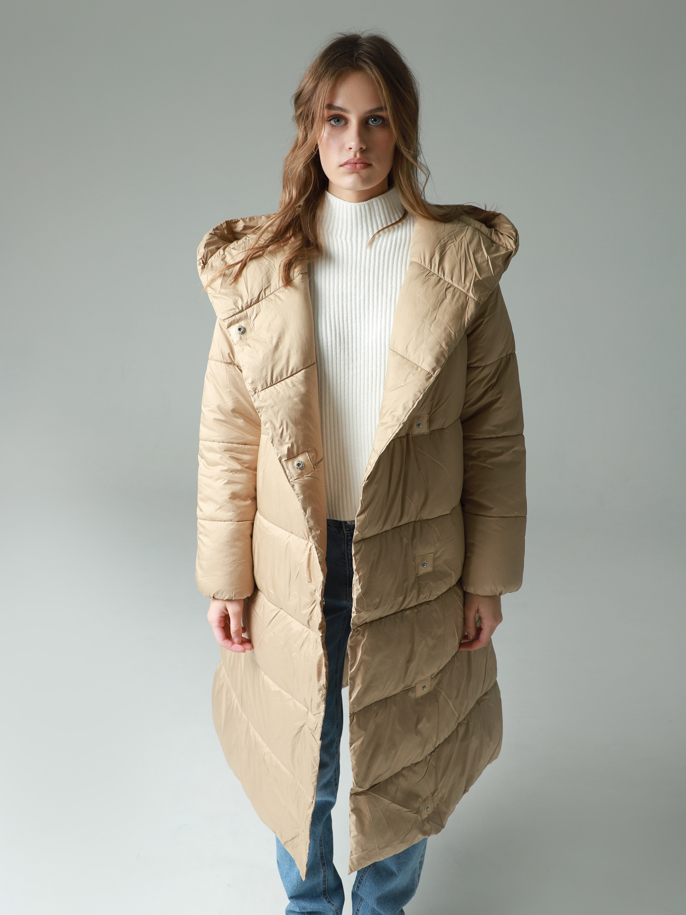 Зимняя куртка URBAN TRACE модель LA603-BEIGE Фото