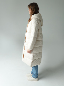 Пальто з утеплювачем URBAN TRACE модель LA603-MILKY Фото