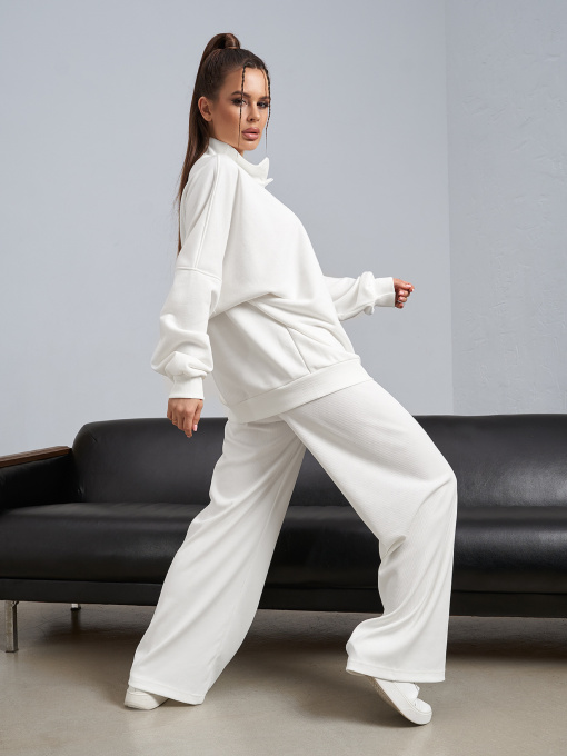 Спортивный костюм ISSA Plus модель 14472_молочный Фото